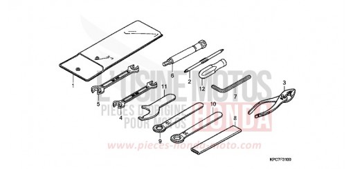 OUTILS XL125V9 de 2009